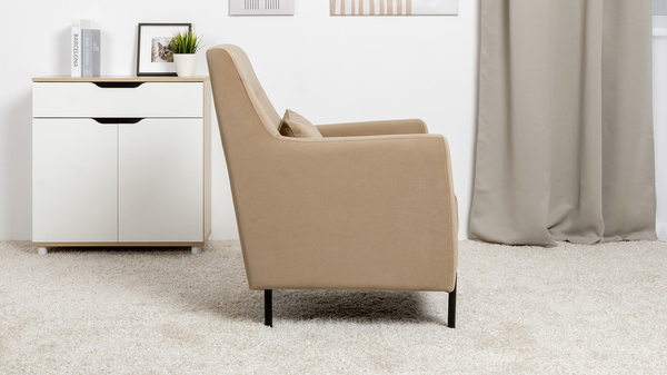 Кресло для отдыха Барселона ТК 670 велюр Diagonal 290 бежевый