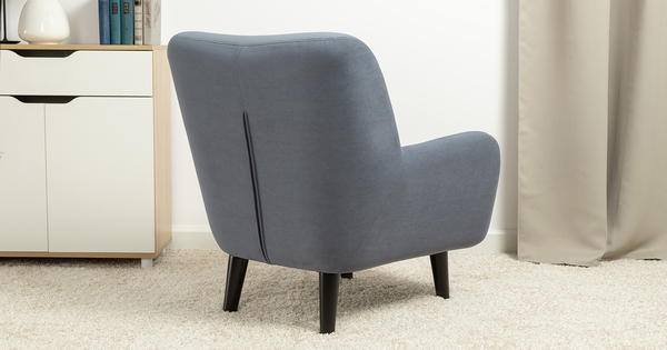 Кресло для отдыха Дакота ТК 584 велюр Vendetta 24 синий, Riga 1598 z1 col 20 серо-голубой