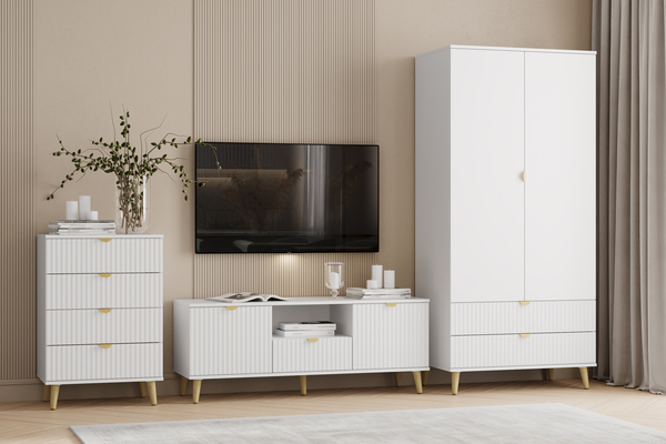 Гостиная Дакота композиция 1 меренга, белый