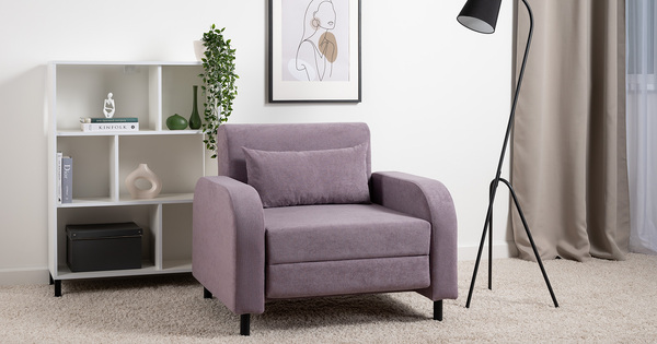 Кресло-кровать Киото ТК 782 велюр Epic 65 lilac сирень