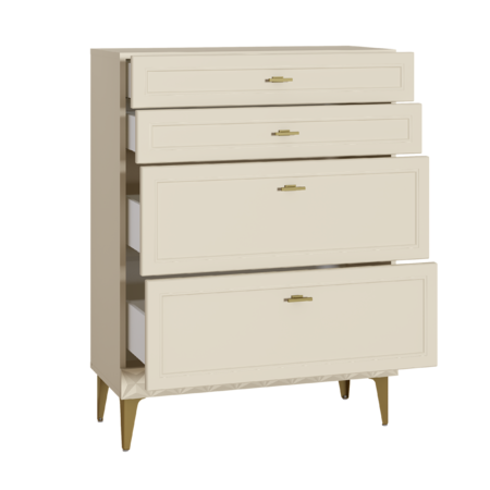 Гостиная Марион композиция 1 слоновая кость С341 PE, слоновая кость 6898 ПВХ, белый PE шагрень (собирается на любую сторону)