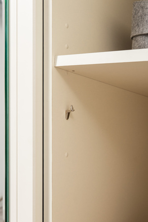 Шкаф для одежды Марион 16.340.03 слоновая кость С341 PE, слоновая кость 6898 ПВХ (собирается на любую сторону)