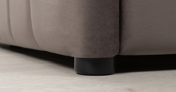 Кровать Милана 160 велюр серо-коричневый с ортопедическим основанием и подъемным механизмом