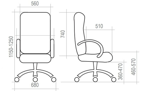 Кресло на колесах Одиссей ультра кожзам бежевый, крестовина пластик, подлокотники с мягкими накладками, механизм качания