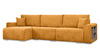 Диван-кровать угловой Оксфорд 714 композиция 2, STORM 8 горчичный, модульная система, сборка на любую сторону