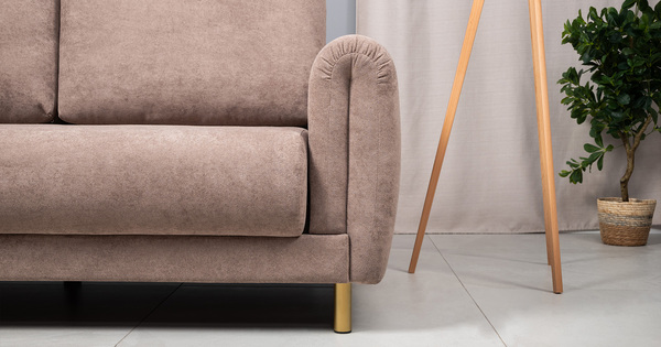 Диван-кровать прямой Оникс ТД 205 велюр Ocean 006 коричневый