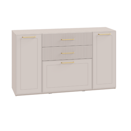 Комод Ричфорд 16.235 кашемир 5981 BS, моно керамика D166-2 ПВХ, белый PE шагрень