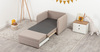 Кресло-кровать Юта (85) ТК 524 велюр Вивальди 4 серо-сливочный